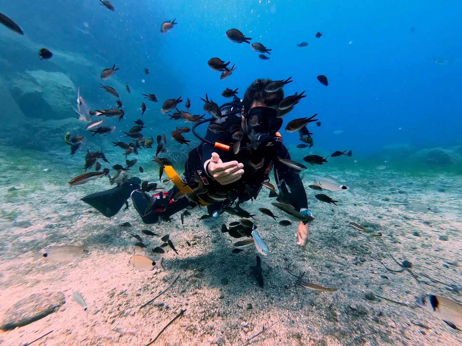 Faire de la Plongée à Santorin
