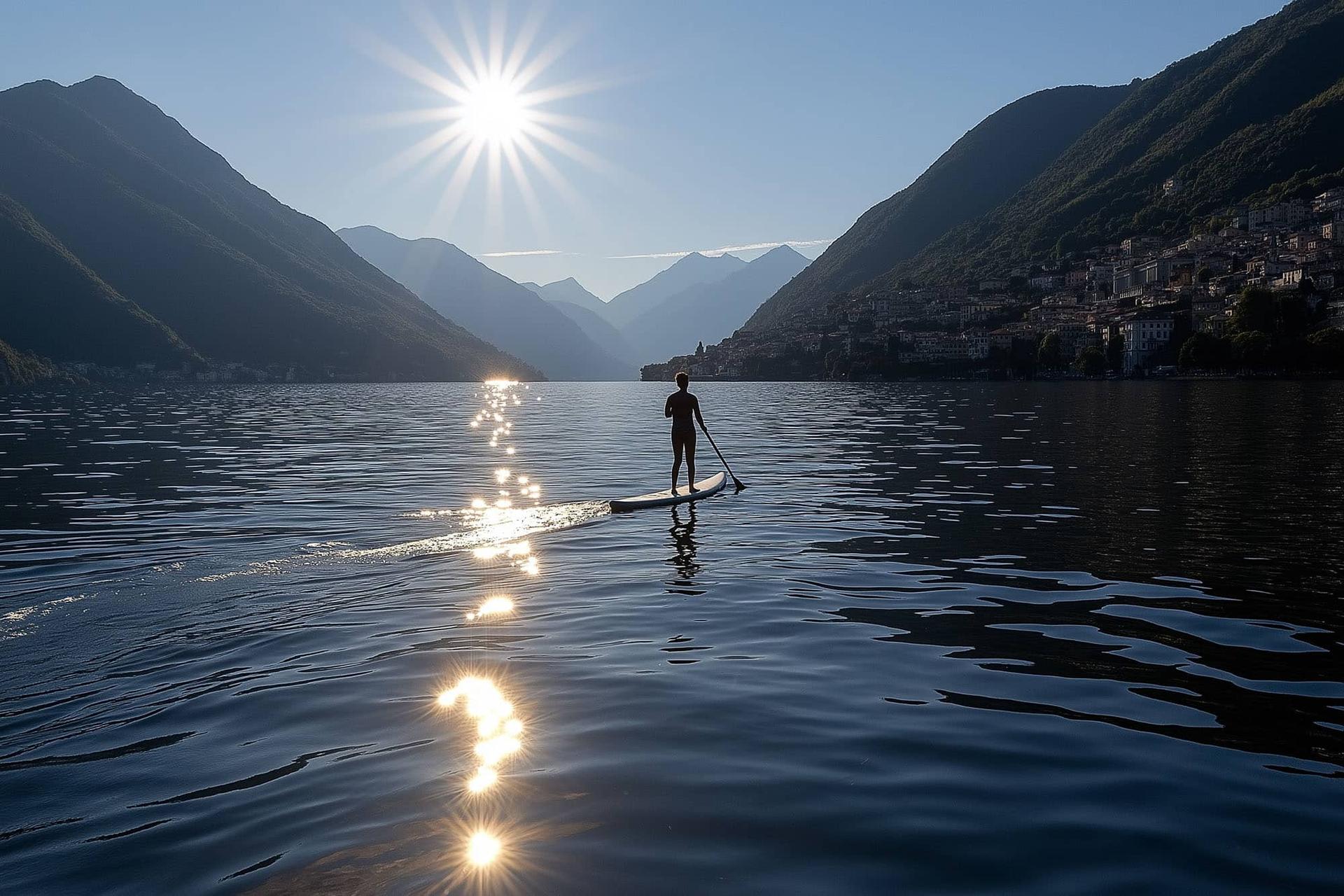 Faire du Paddle au Lac de Côme : Une Aventure Inoubliable sur les Eaux Cristallines — Italie