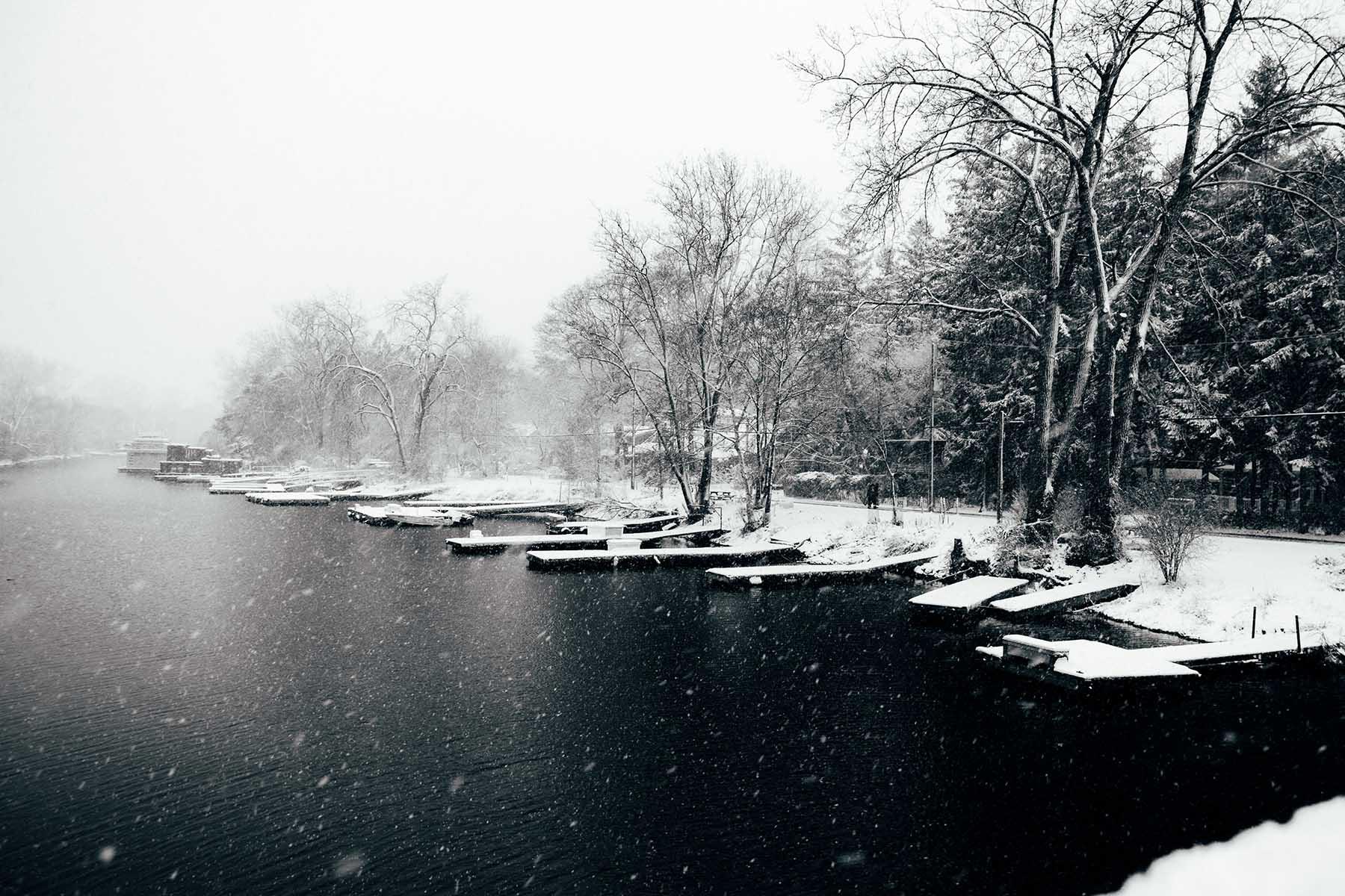 Les Îles de Toronto sous la neige — Canada