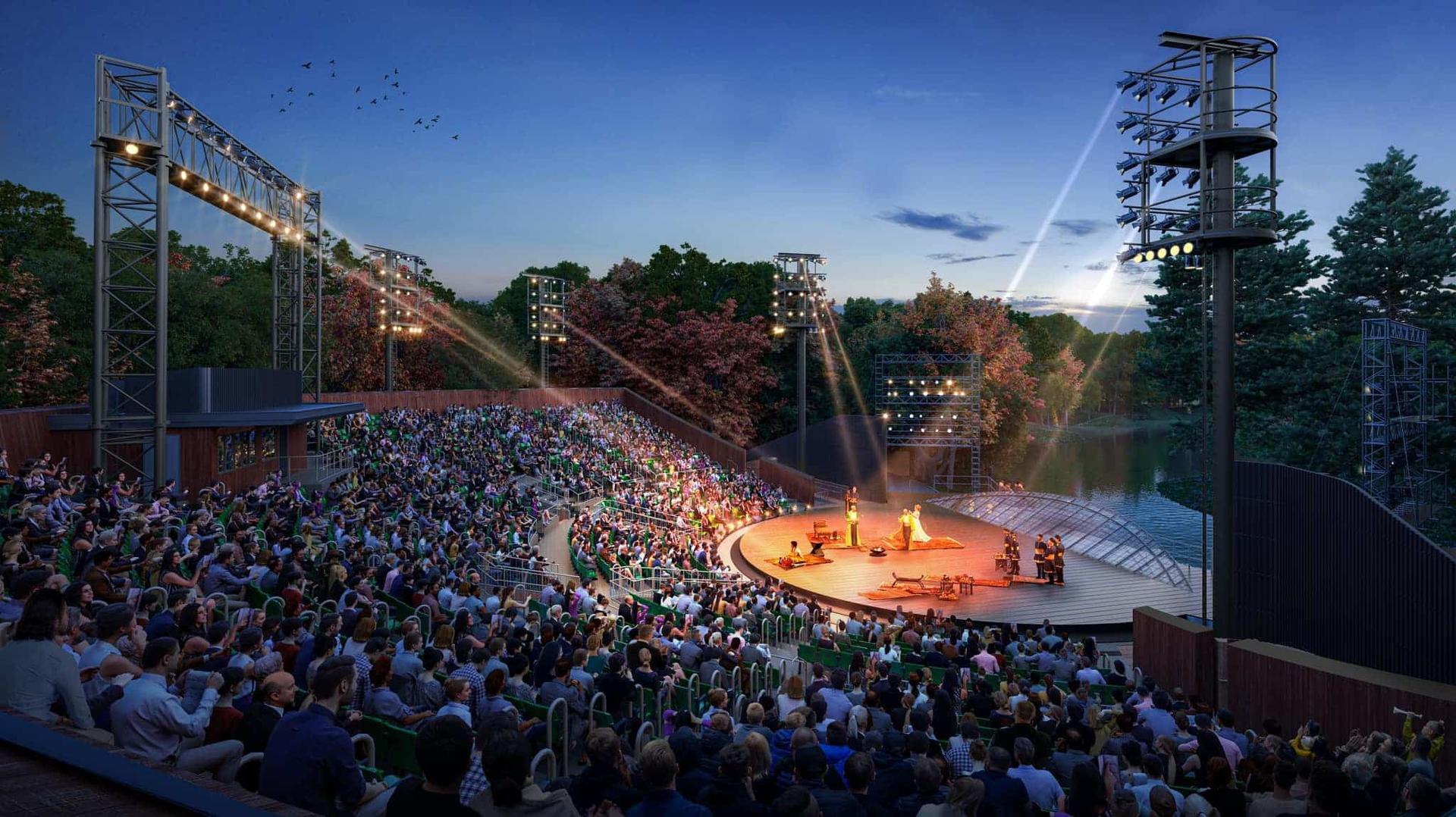 Voir Shakespeare in the Park à Central Park, New York — New York