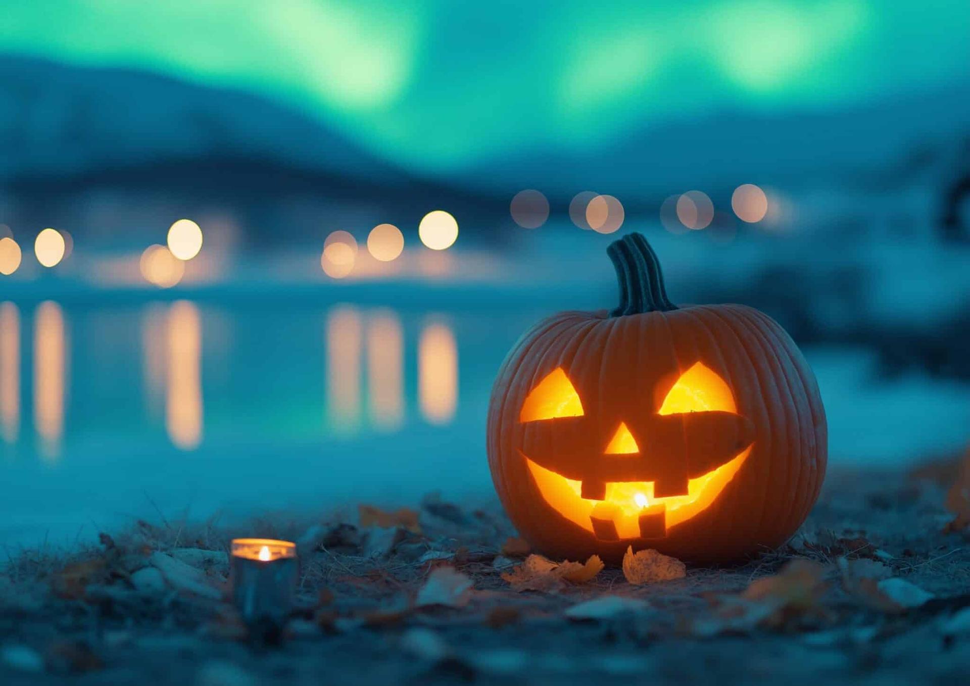 Halloween à Tromsø : chasse aux aurores boréales et atmosphère automnale — Norvège