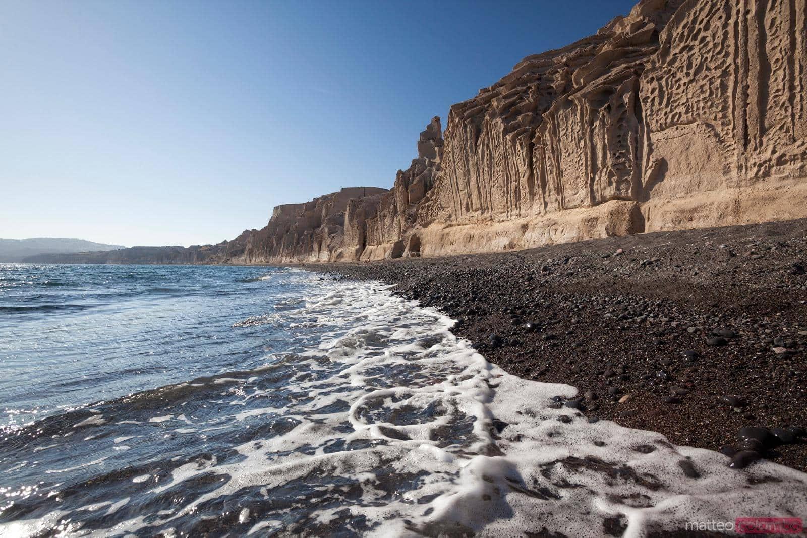 Vlychada beach à Santorin, la plage cachée de l’île — Santorin