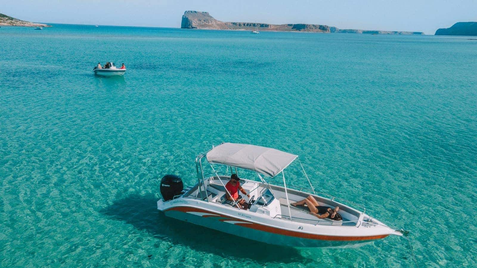 Location de bateau sans permis à Balos